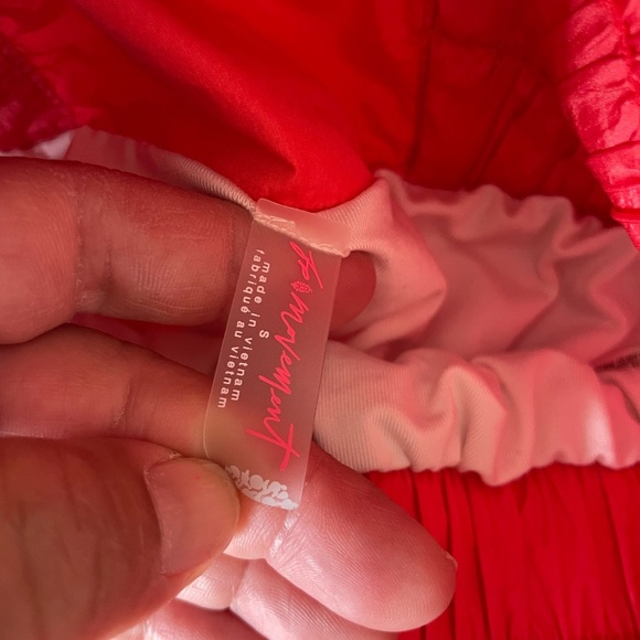 Free People Movement High Waist Red Shorts - Picture 4 of 6